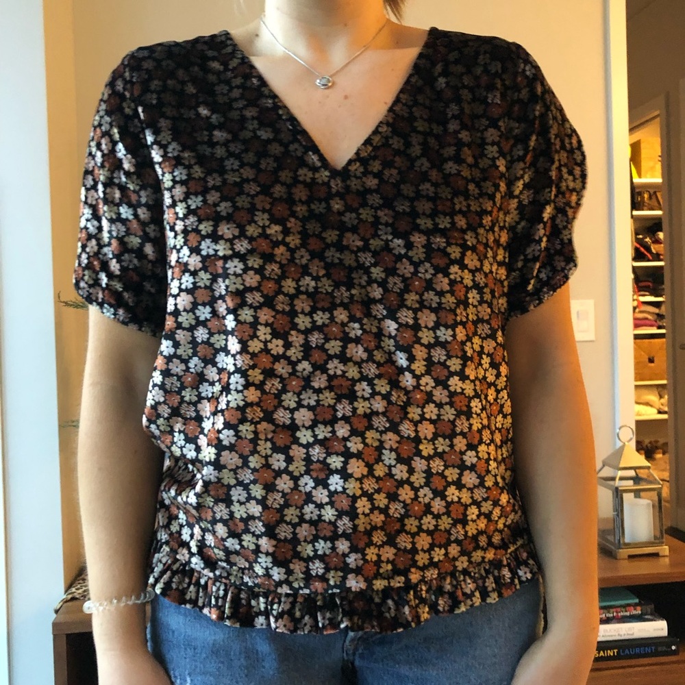 Madewell floral top